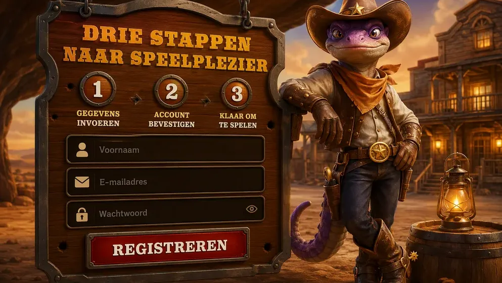 registratieformulier met invoervelden op scherm